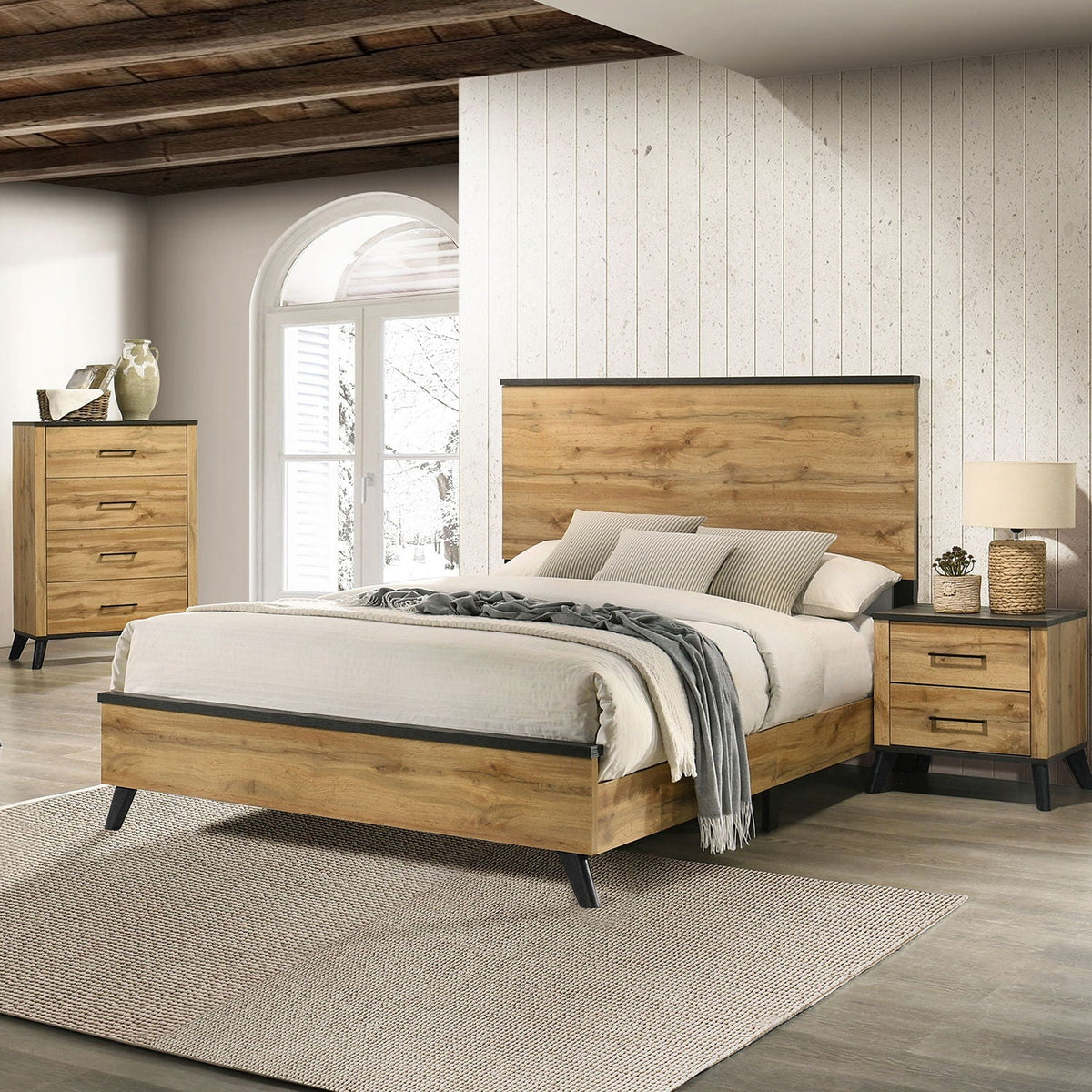 Georgina Panel Bed
