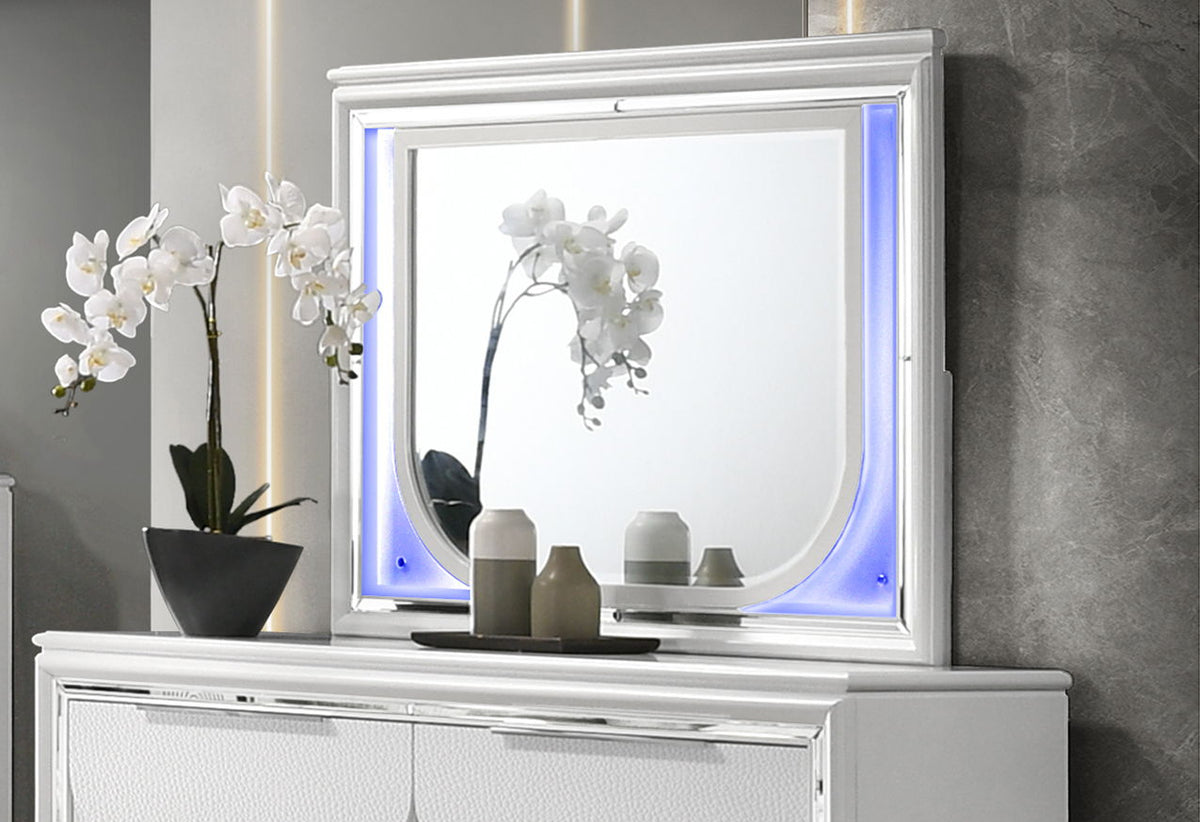 White LED Mirror with Soft Illumination - Tarian Collection