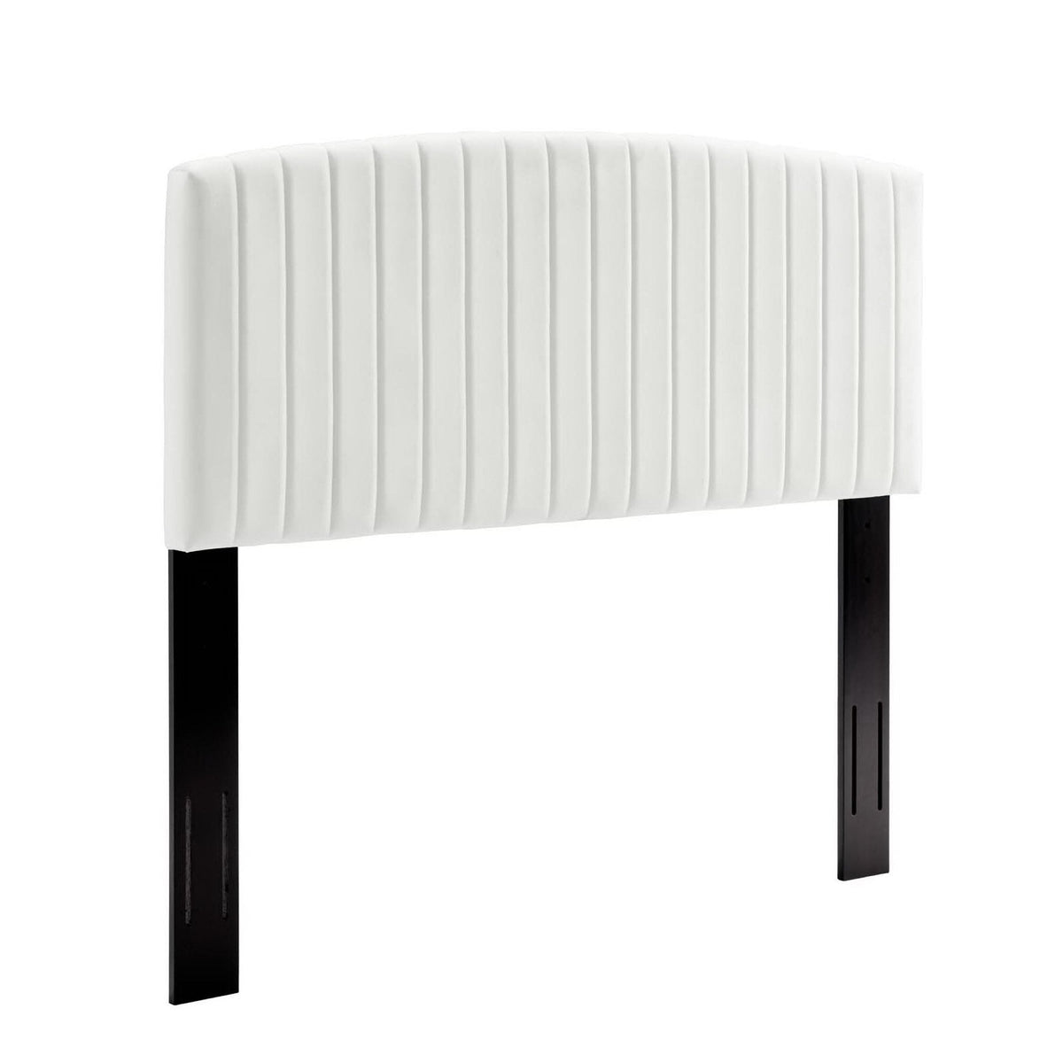 Alessi Performance Velvet Queen Platform Bed by Modway - Dusty Rose / White (MOD-6283)