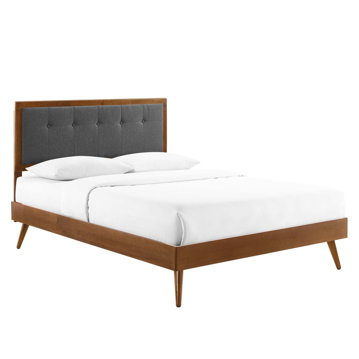 Willow Wood Platform Bed with Splayed Legs by Modway
